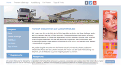 Desktop Screenshot of luftfahrtwelt.de