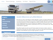 Tablet Screenshot of luftfahrtwelt.de